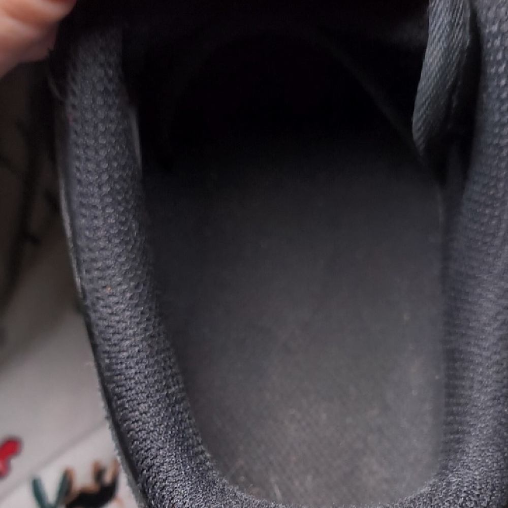 Black Leather Airforce 1s Low-Top Sneakers for Women Classic Everyday Style Q4 - Picture 6 of 7